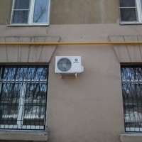 Установка наружних блоков